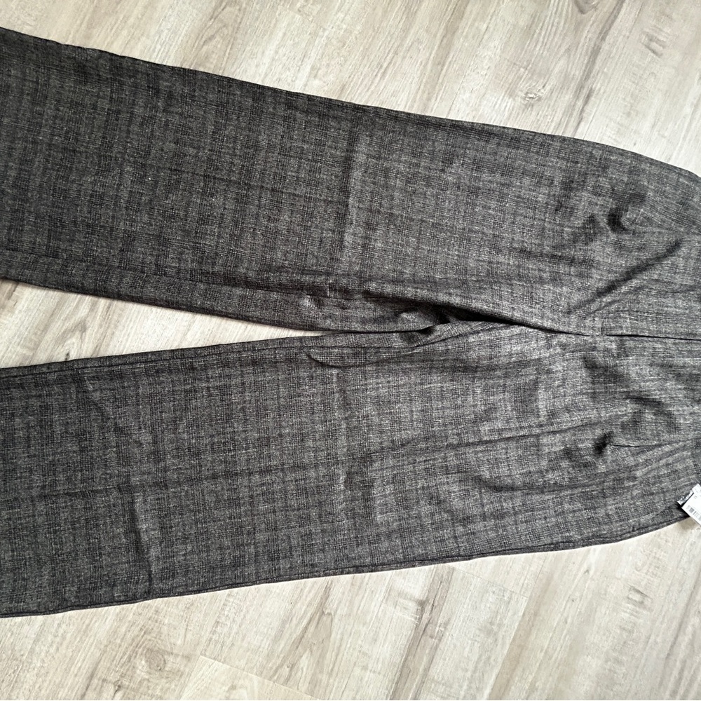 Reitmans Gray Wide Leg Pants with Textured Fabric